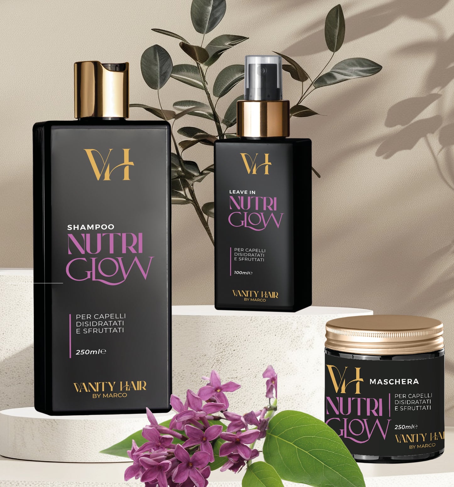 Kit completo linea "Nutri Glow"